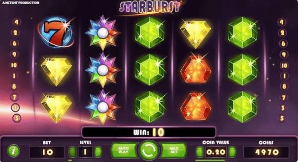 Oplev Starburst Online Casino En Universel Slotoplevelse